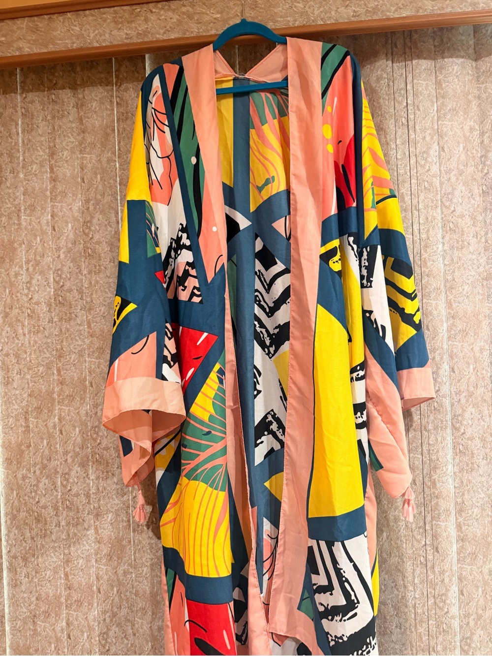 NWT Boutique One Size Abstract Print Kimono
BOHO Duster